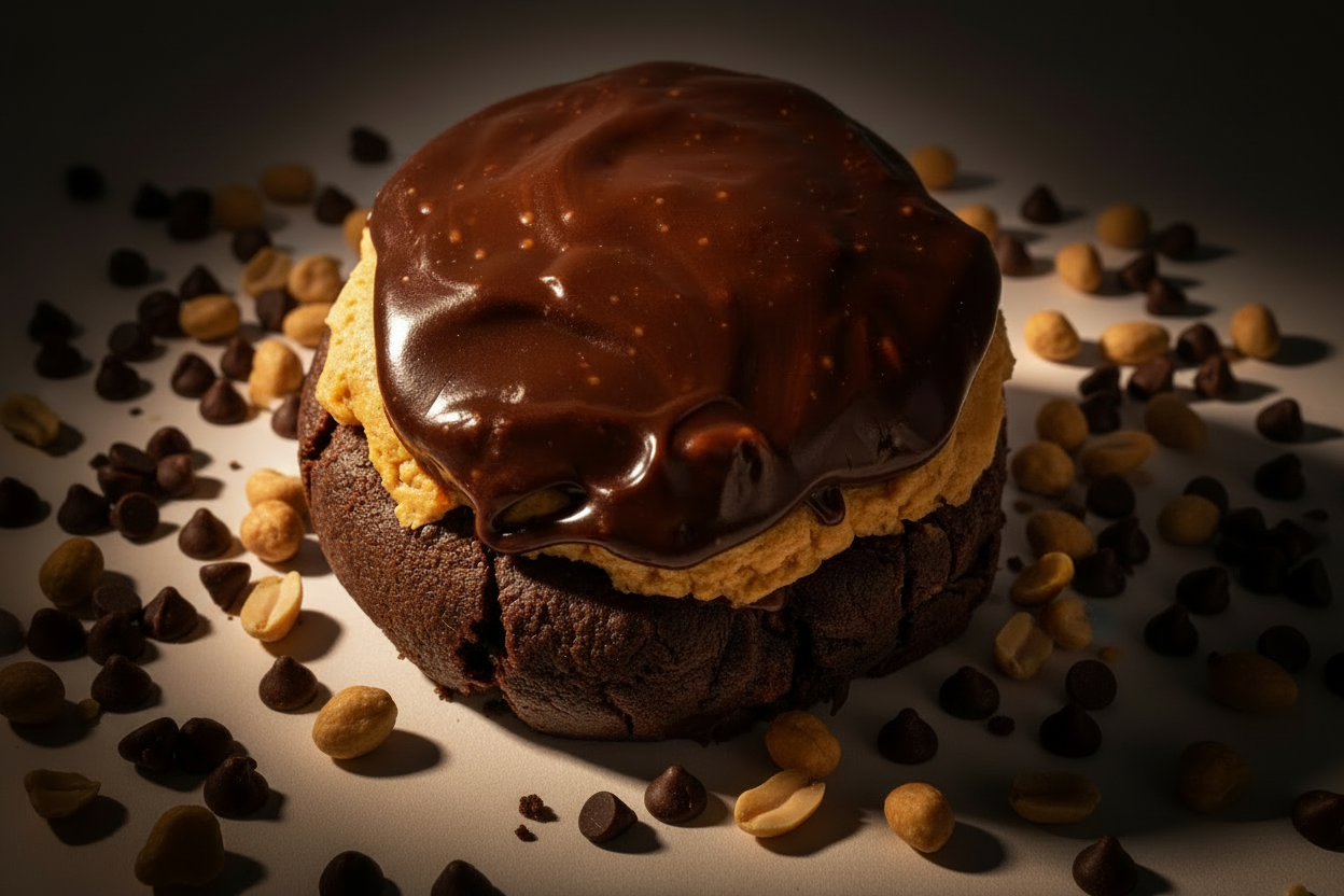 Buckeye brownie cookie