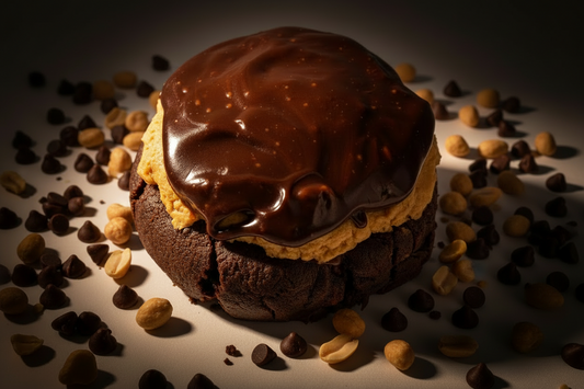 Buckeye brownie cookie