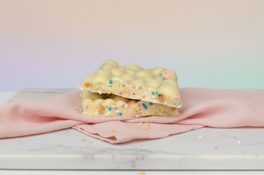 Gâteau aux confettis/ confettis cake chocolat bar
