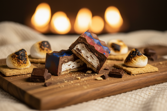 S’mores au feu de camp/campfire s’mores