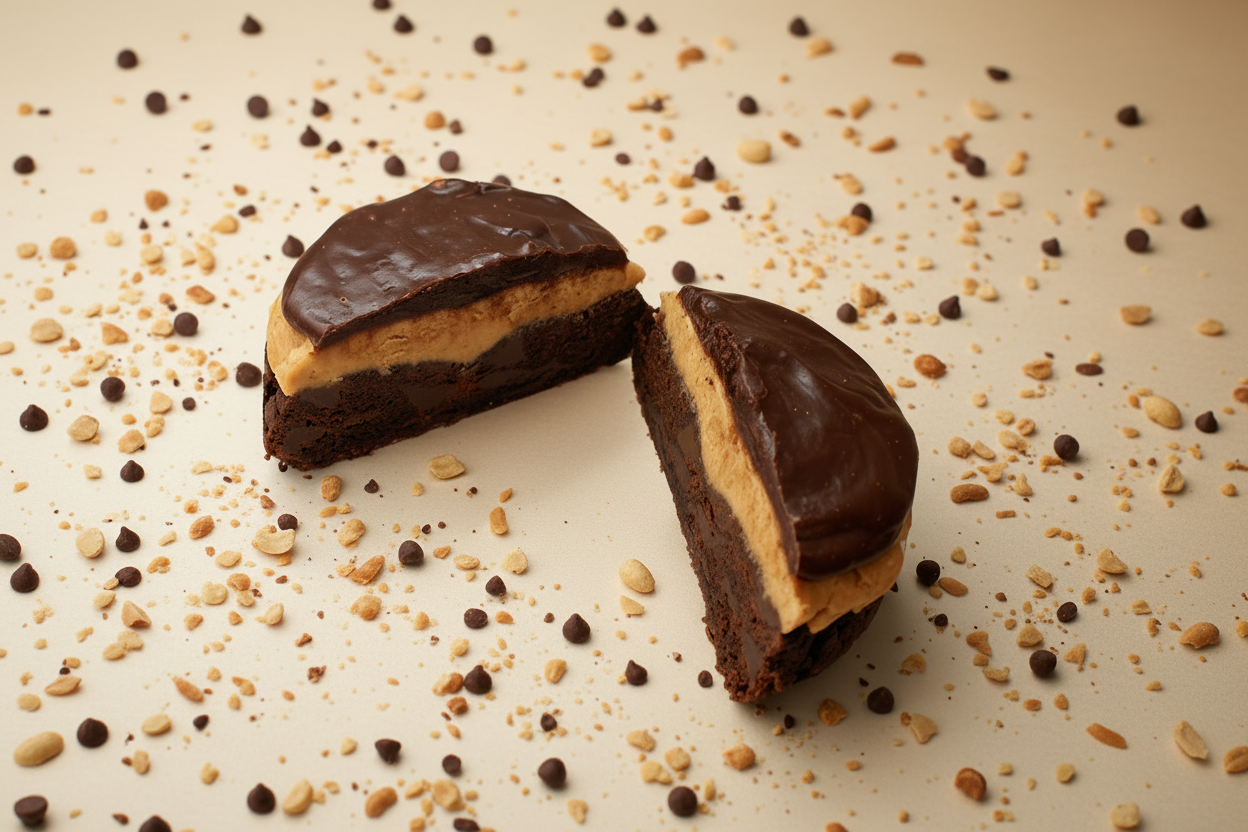 Buckeye brownie cookie