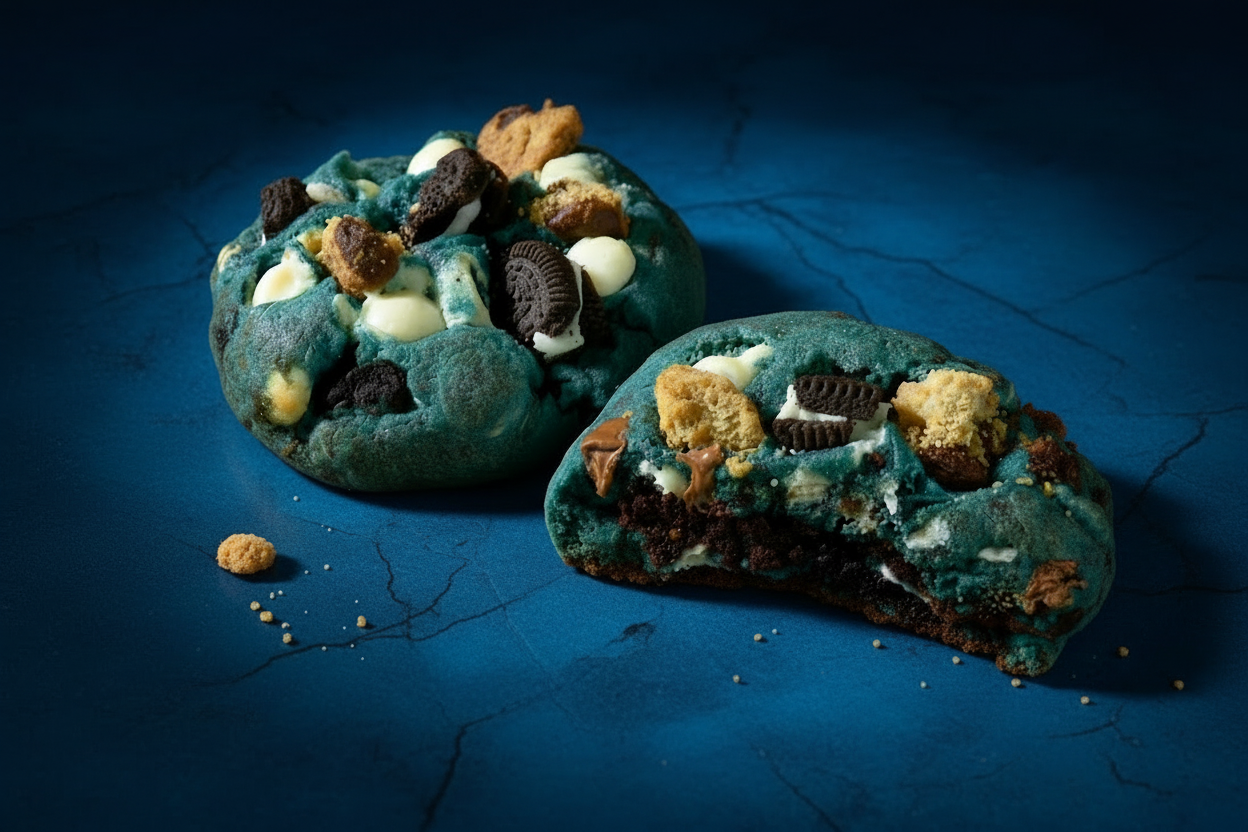 Cookie Monster cookie